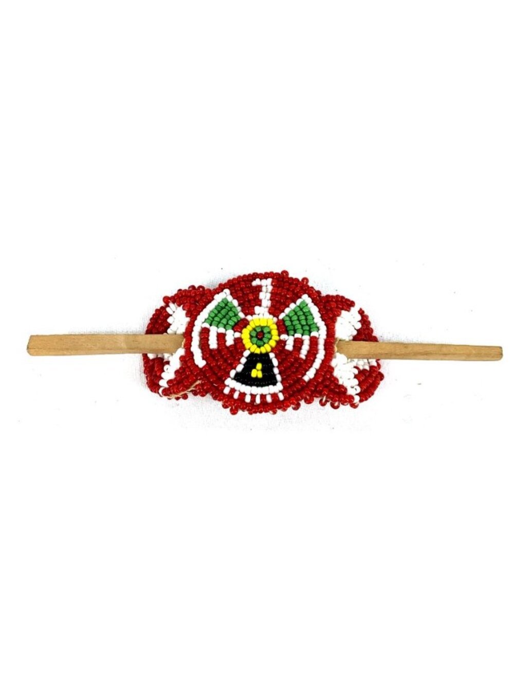 Native American Barrette Beaded Thunderbird 3.5" Handcrafted